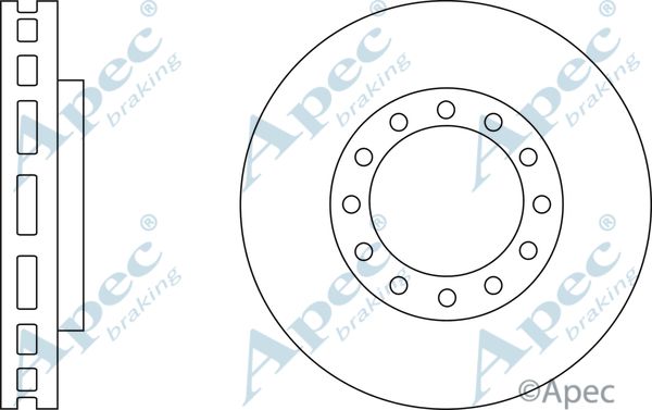 APEC BRAKING Jarrulevy DSK2940